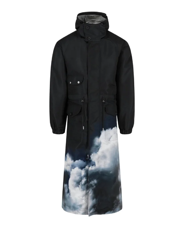 Storm Sky Print Parka