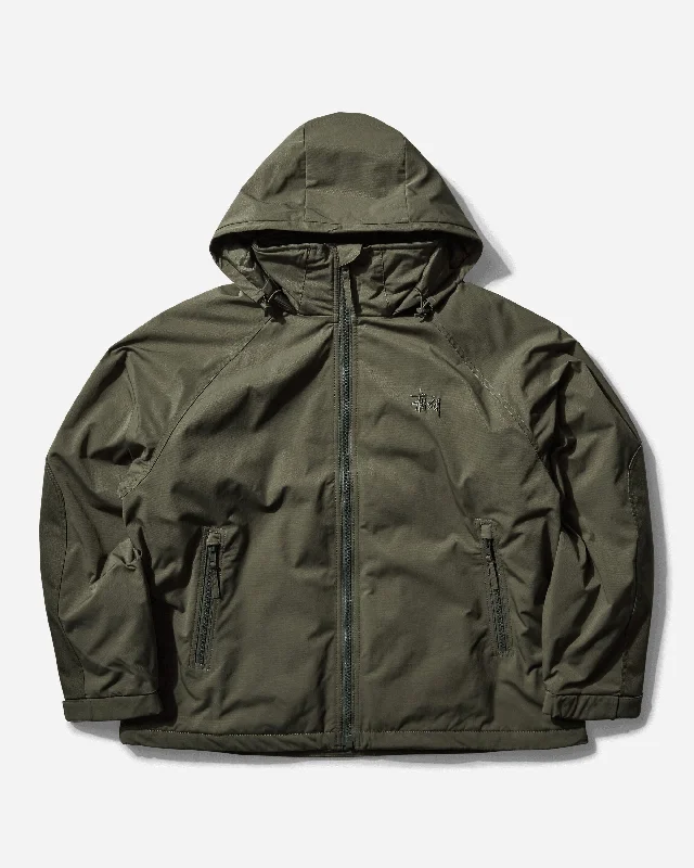 Short Military Parka Pine