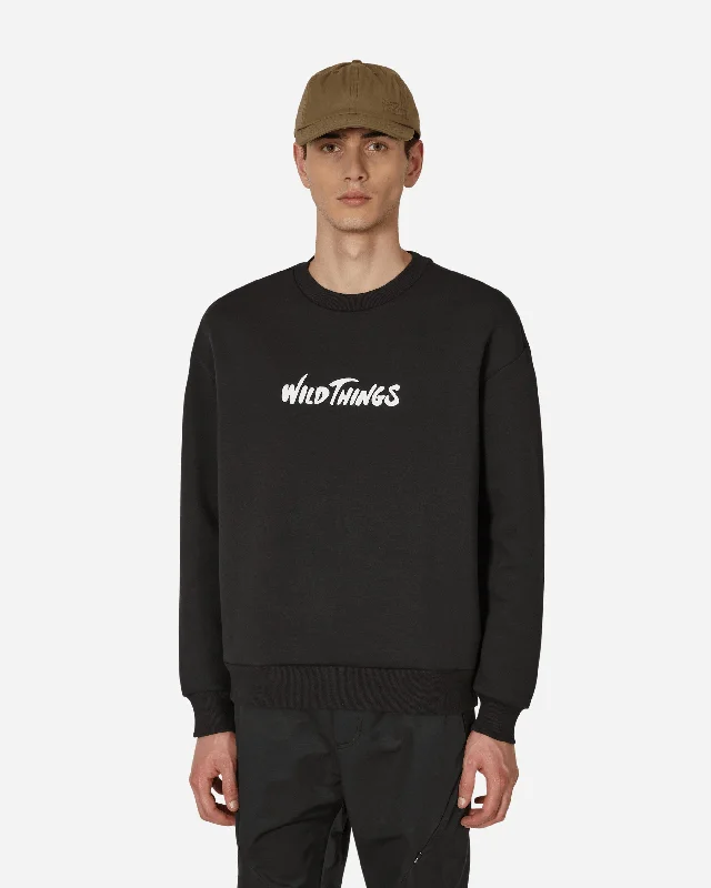 Logo Crewneck Sweatshirt Black