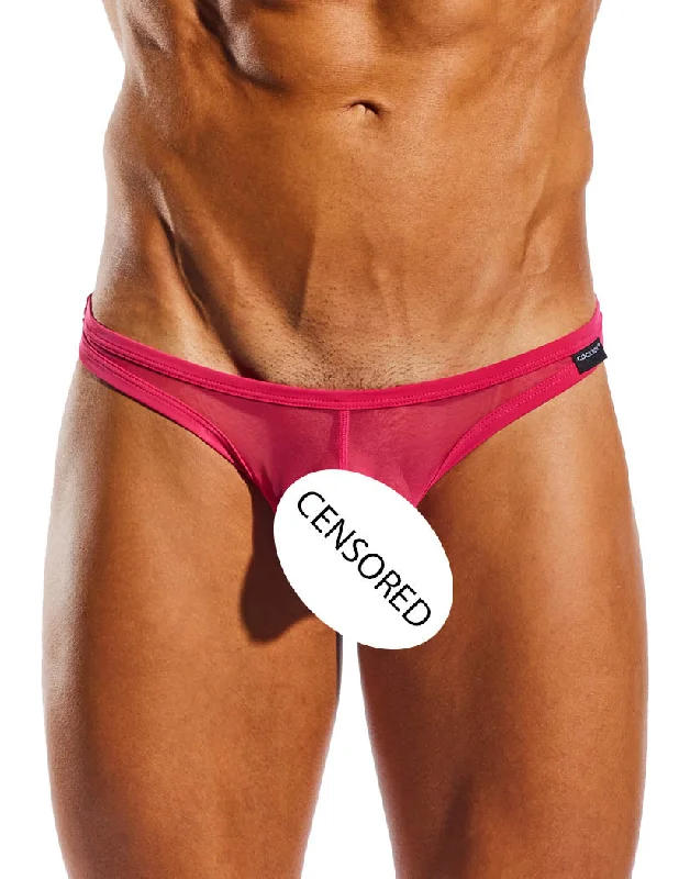 Sheer men's thongs for a provocative appearanceCocksox Italian Mesh Thong CX05ME