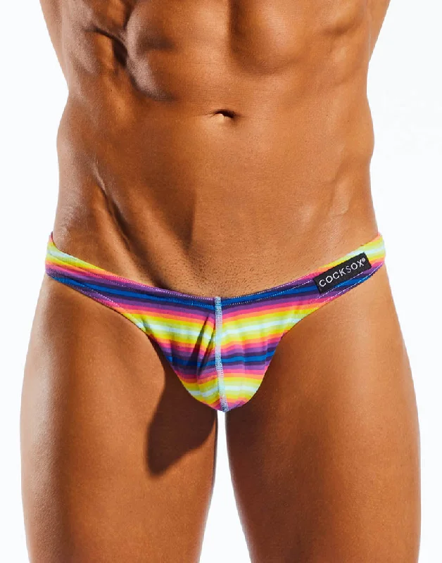 Elastic - banded men's thongs for a secure fitCocksox Unlimited Thong CX05
