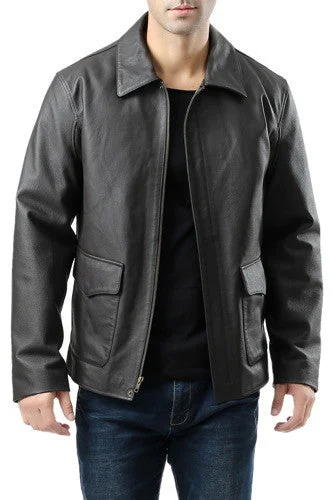 Landing Leathers Men Hero Indy-Style Cowhide Leather Jacket