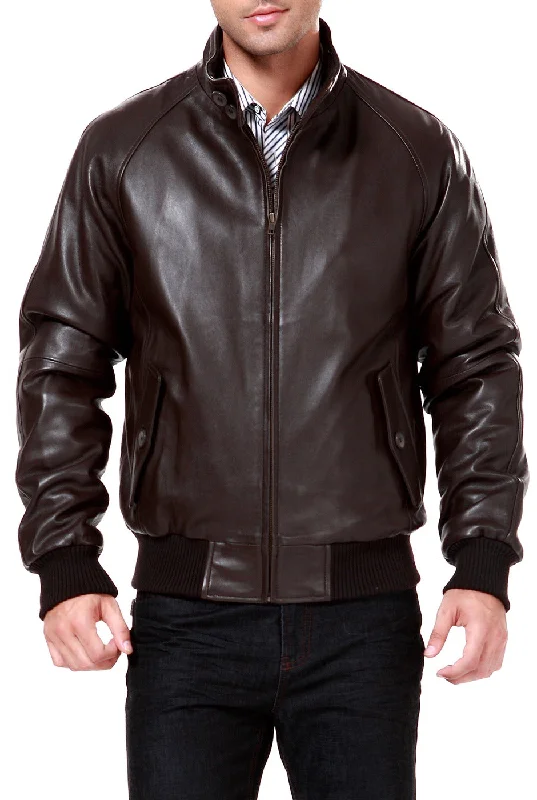 Landing Leathers Men WWII Leather Bomber Jacket