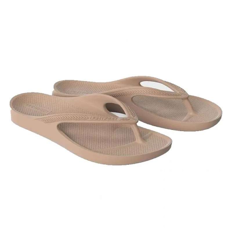 Solid - color men's thongs in simple huesLIGHTFEET Arch Support Adults Thongs