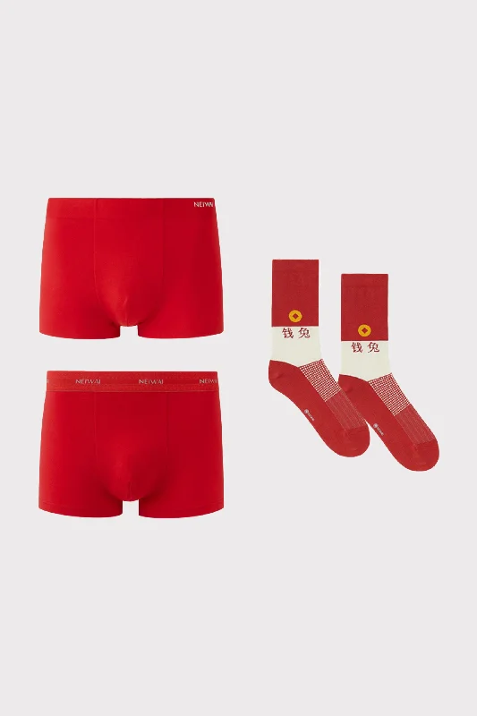 Soft cotton men's briefs for ultimate comfortMen’s Year of the Rabbit Holiday Gift Set Soft cotton men's briefs for ultimate comfortMen’s Year of the Rabbit Holiday Gift Set