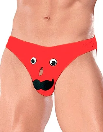 Seamless men's briefs for a smooth look under clothesMr. Nose Bikini Brief