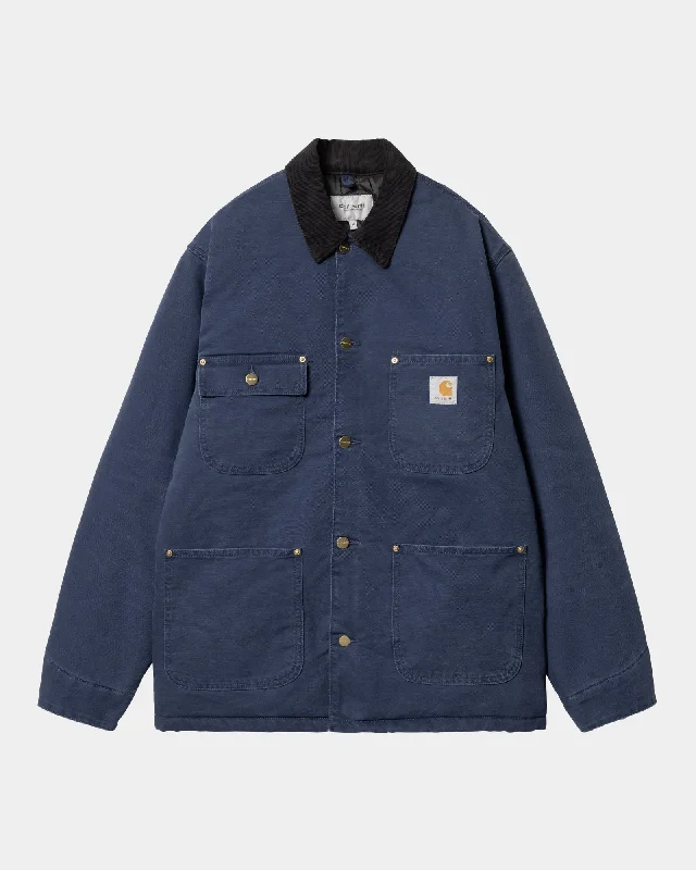 OG Chore Coat (Winter) | Air Force Blue / Black (aged canvas)