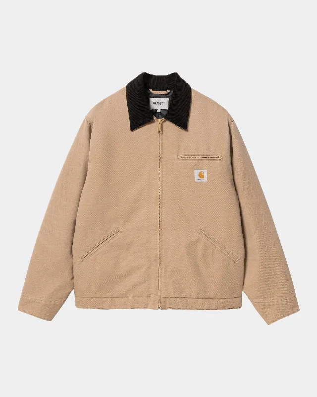 OG Detroit Jacket (Winter) | Peanut / Black (aged canvas)