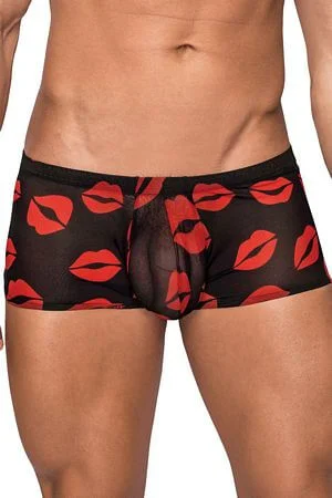 Silky men's briefs for a luxurious feelSheer Lips Mini Short