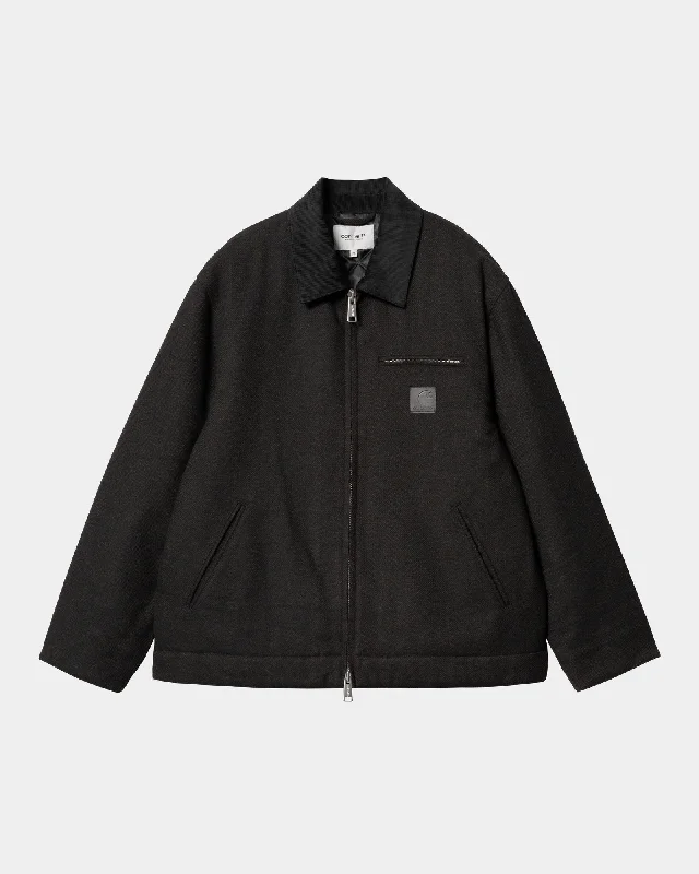 Truman Coat | Chocolate / Black