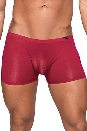 Cotton - blend men's briefs for added stretchWine Sheer Sleek Short