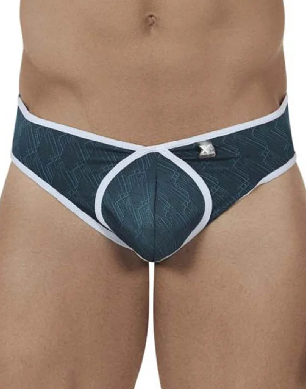 Mesh men's thongs for breathabilityXtremen Microfiber Jacquard Thong 91077