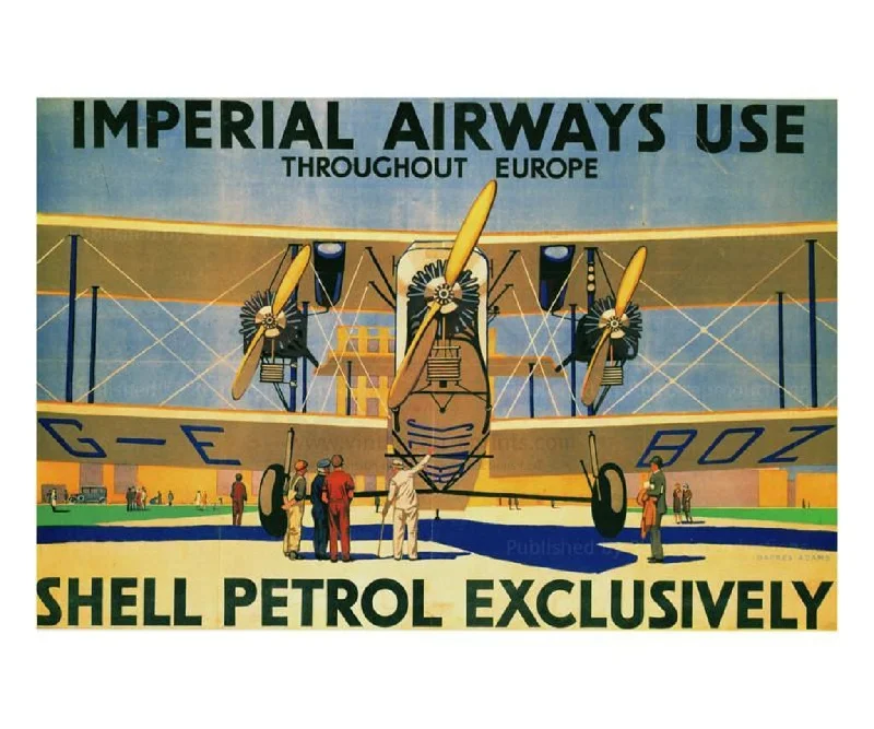 Imperial Airways Bi-Plane, 1929