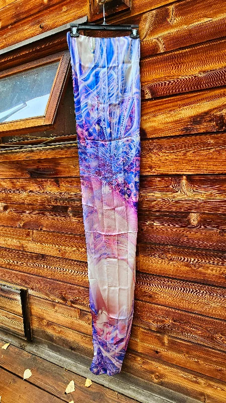 SALE: 16"x72" Cosmic Love Satin Charmeuse Scarf