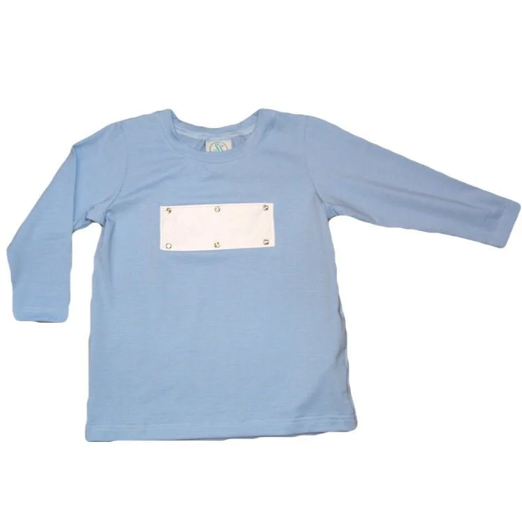 Swap-A-Smock Boys Long Sleeve Shirt - Light Blue