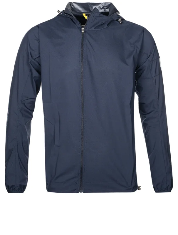 Nash Packable Jacket Navy Blue