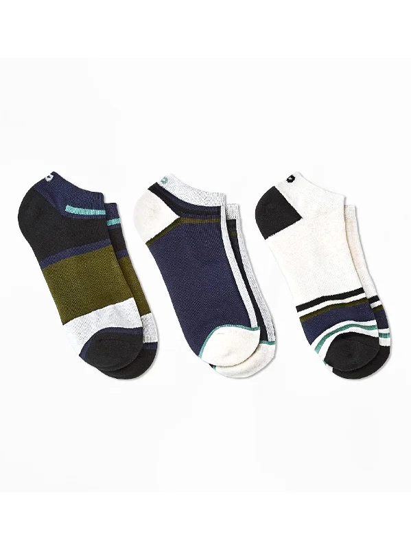 Diabetic men's socks for proper circulationMen's 3 Pairs Striped Socks,Multi