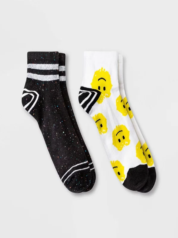 Thermal men's socks for cold climate protectionMen's 2 Pairs Graphic Printed Striped Socks,Black/White Thermal men's socks for cold climate protectionMen's 2 Pairs Graphic Printed Striped Socks,Black/White