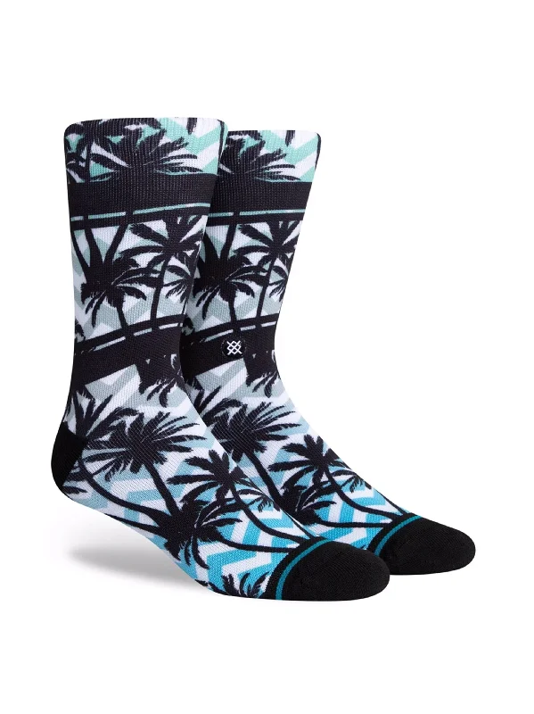 Diabetic men's socks for proper circulationMen's Printed Long Socks,Multi