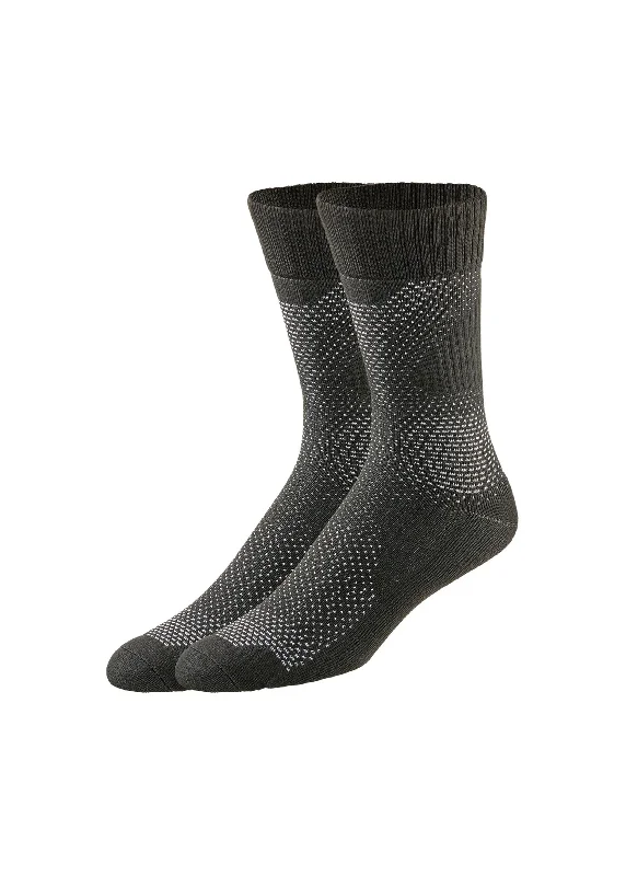 Ankle men's socks for a low - profile lookMen's 2 Pairs Work Socks,Black