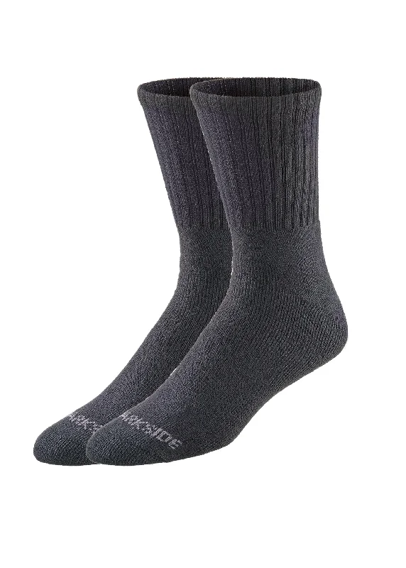 Organic men's socks for an eco - friendly choiceMen's 2 Pairs Work Socks,Black