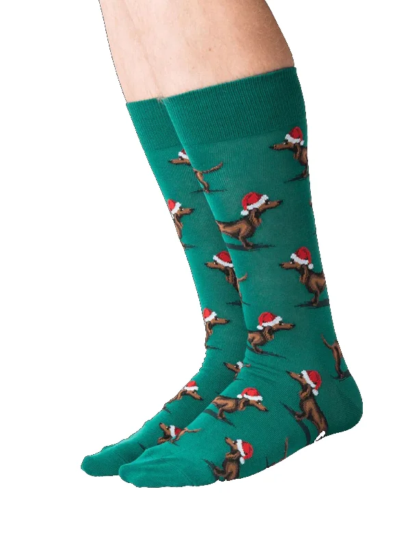 Patterned men's socks with geometric designsSocks