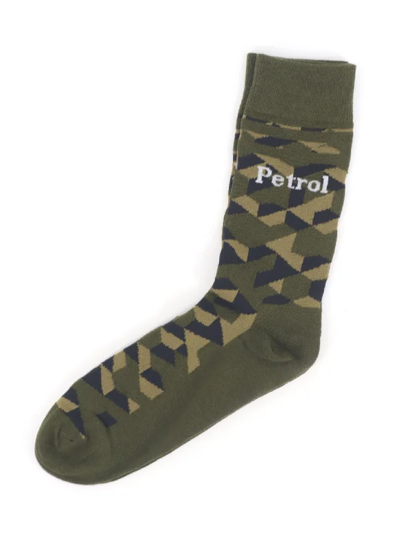 Dress men's socks for business and formal wearMen's Cushioned Crew Socks,Olive