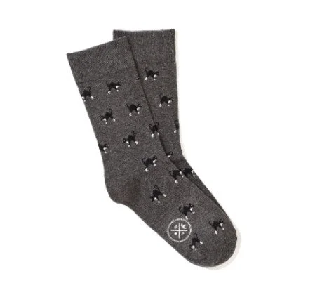 Organic men's socks for an eco - friendly choiceKoko (Gris)