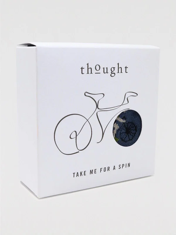 Cashmere men's socks for a luxurious feelALFRED BIKE SOCK BOX - BLUE SLATE