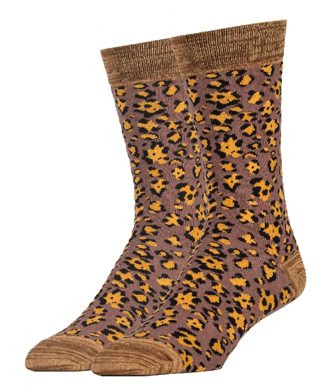 Cotton men's crew socks for everyday comfortAnimal Instinct