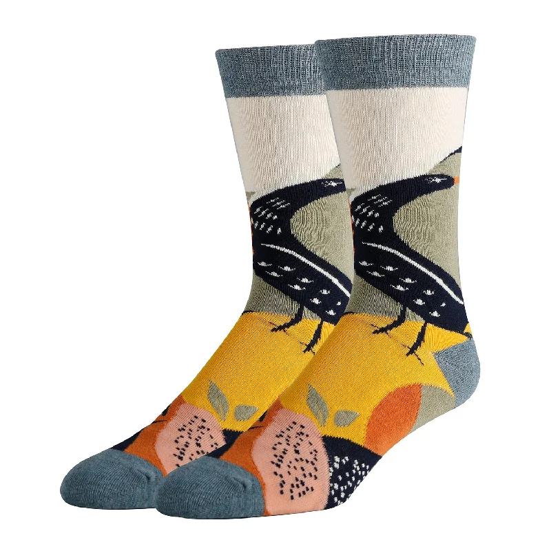 Short - height men's crew socks for a modern styleAurora Fern