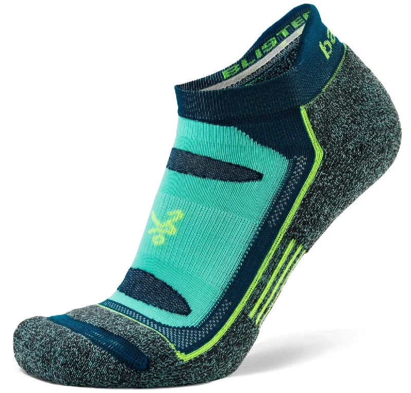 Patterned men's socks with geometric designsBalega Blister Resist No-Show Sock