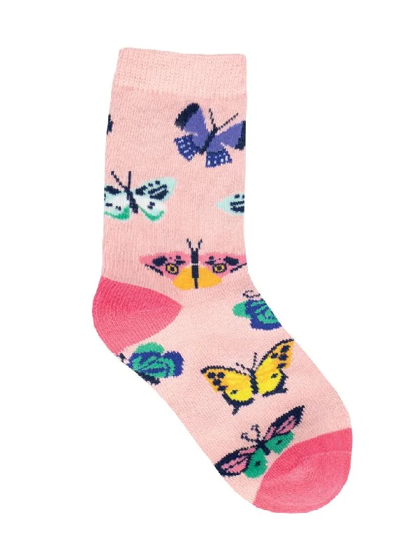 Soft - touch men's crew socks for a gentle feelButterfly Migration | Toddler Crew
