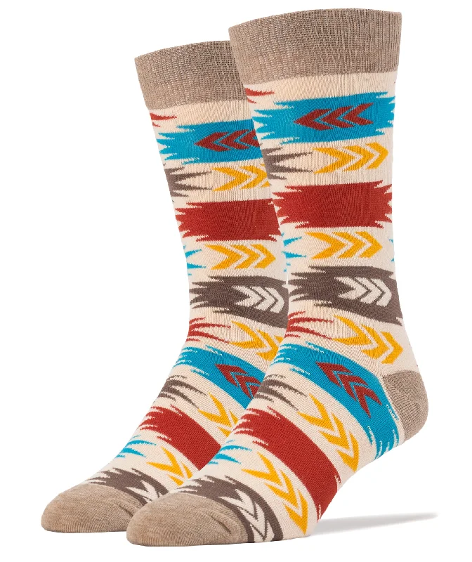 Long - length men's crew socks for extra coverageChile Herb