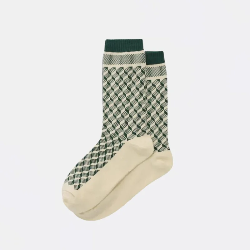 Novelty men's socks with unique patternsChunky Sock Step Jacquard