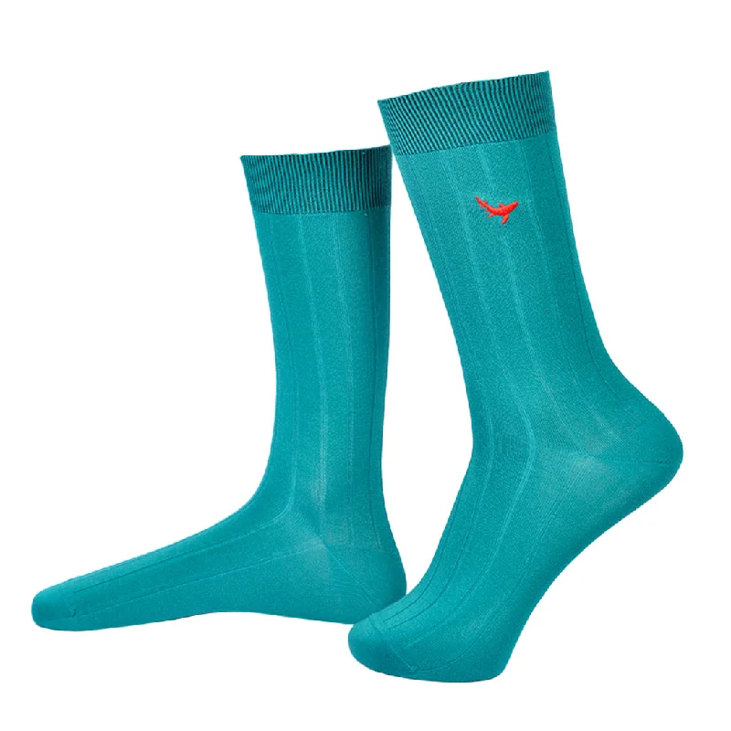 Compression men's crew socks for leg supportAqua Fusion-Crew Socks Bamboo Socks