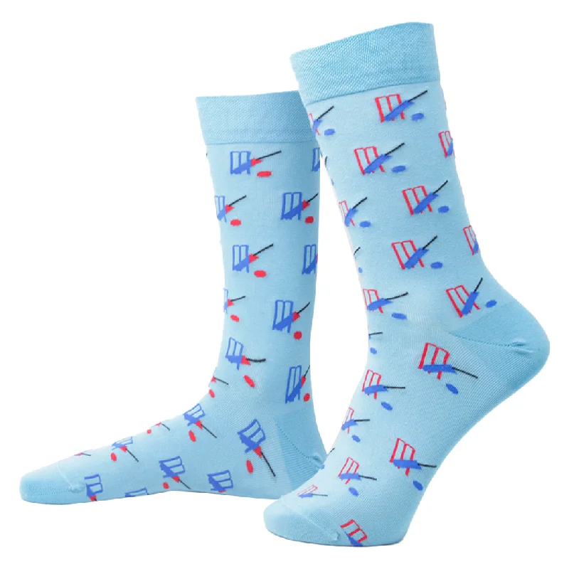 Thermal men's crew socks for cold weatherBleed Blue Worldcup-Crew Socks Bamboo Socks