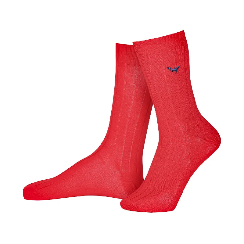 Elastic - top men's crew socks for a secure holdScarlet Rush-Crew Socks Bamboo Socks Elastic - top men's crew socks for a secure holdScarlet Rush-Crew Socks Bamboo Socks