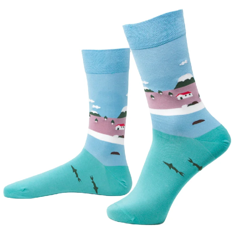 Cotton men's crew socks for everyday comfortSerene Senere-Crew Socks Bamboo Socks