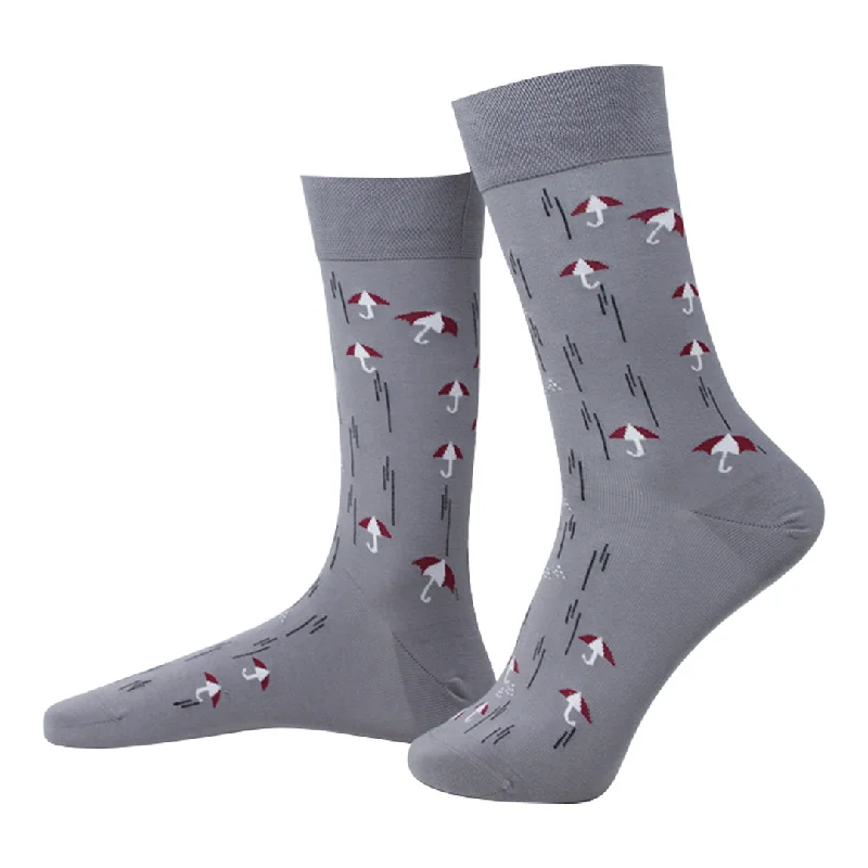 Striped men's crew socks for a classic lookShade Parade-Crew Socks Bamboo Socks
