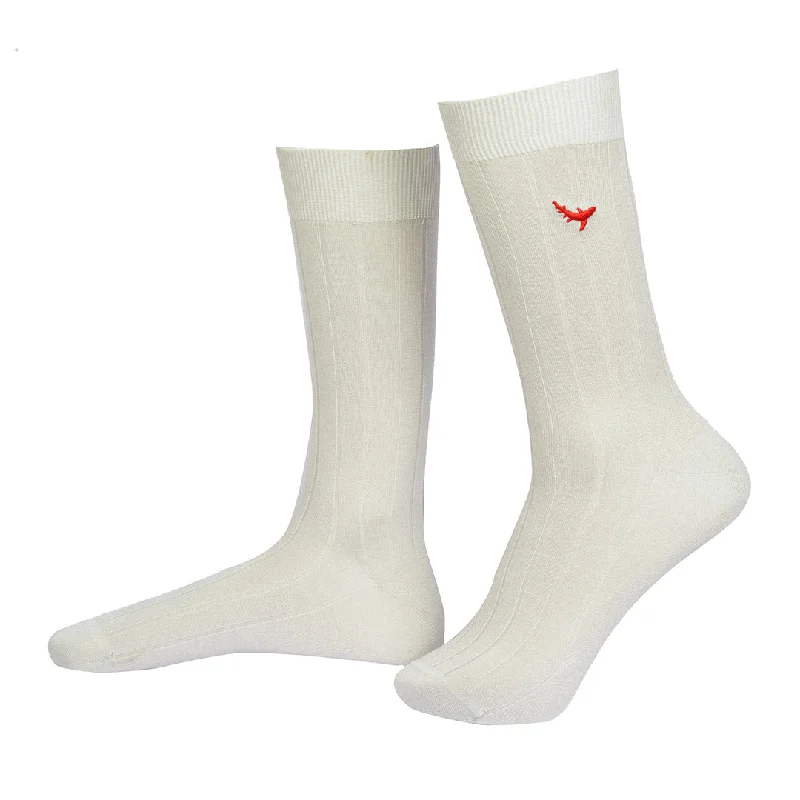 Printed men's crew socks with fun designsSnow Pure-Crew Socks Bamboo Socks
