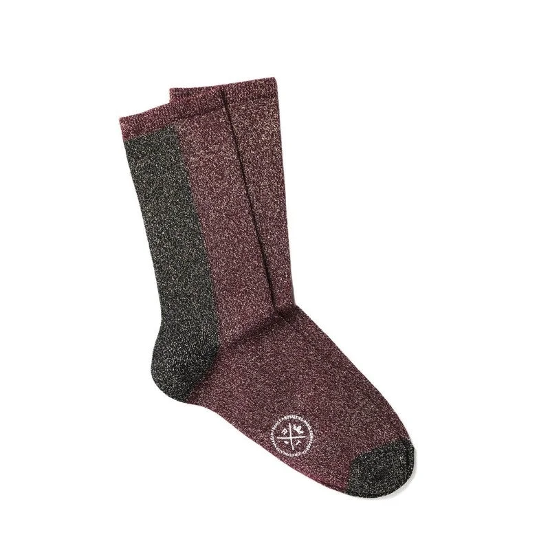 Cashmere men's socks for a luxurious feelDonna (Bordaeux)