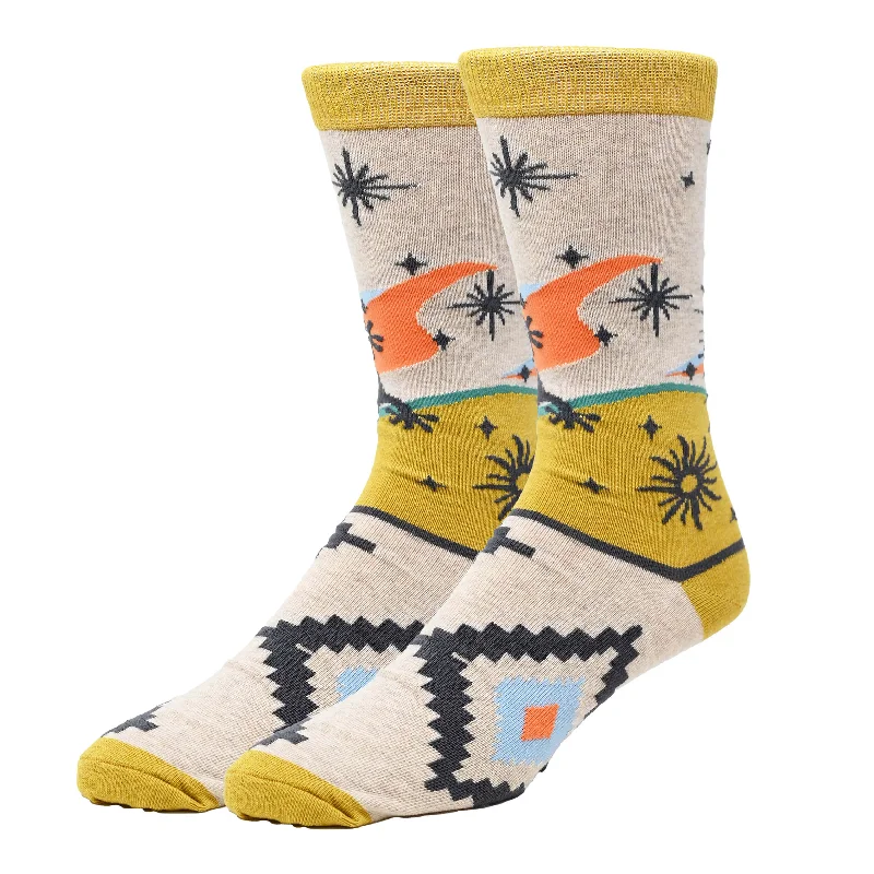 Wool men's crew socks for warmth in winterEcho Sands Socks