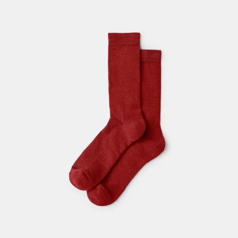 Running men's socks for sports performanceEveryday Crew Sock (Red)