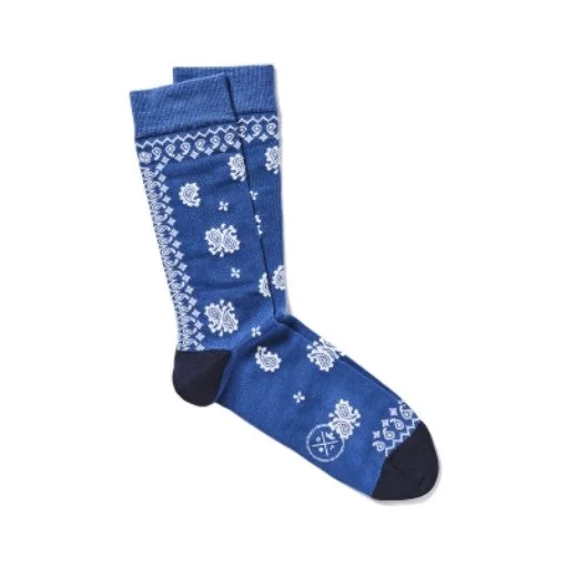 Merino wool men's socks for warmth and breathabilityGeronimo (Denim)
