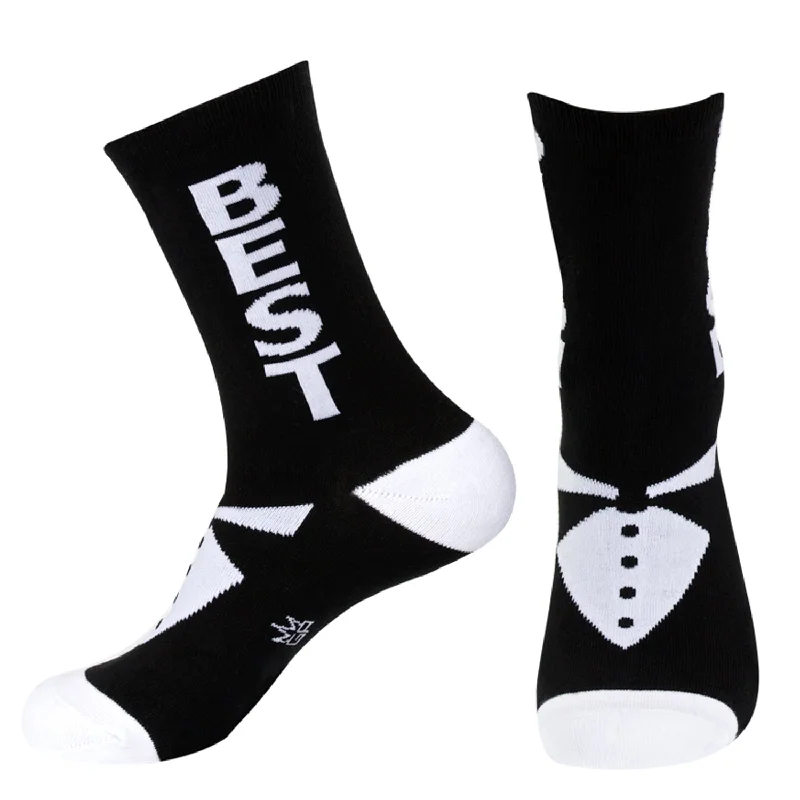 Long - length men's crew socks for extra coverageGumball Poodle Unisex Crew Socks - Best Man Long - length men's crew socks for extra coverageGumball Poodle Unisex Crew Socks - Best Man