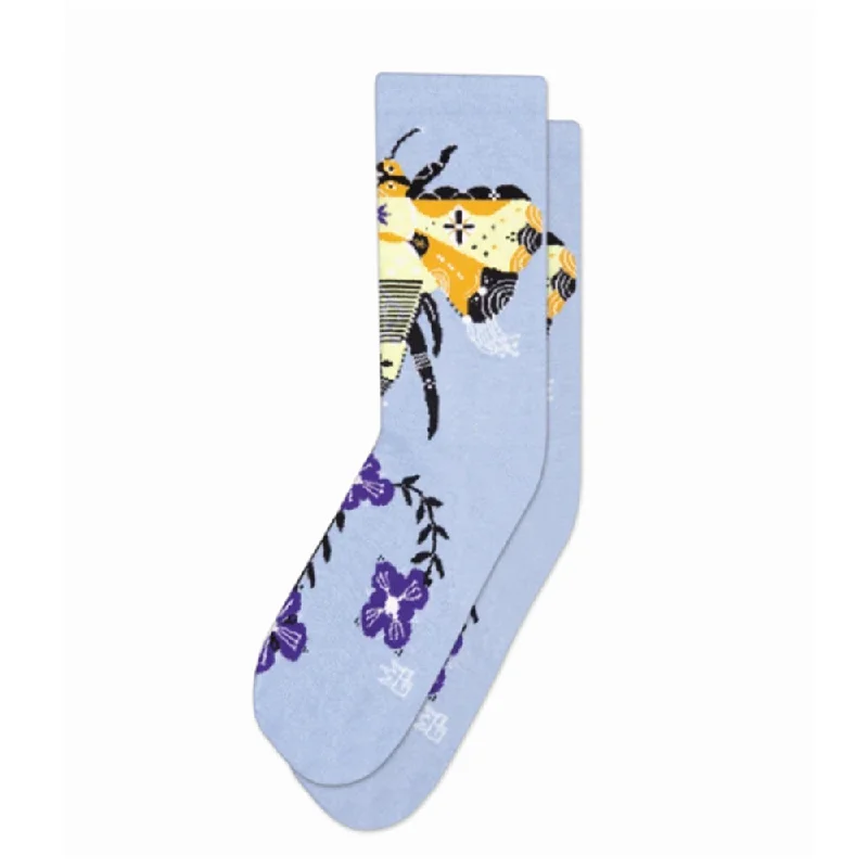 Compression men's crew socks for leg supportGumball Poodle Crew Socks – Bee & Flowers (Bunnie Reiss) Compression men's crew socks for leg supportGumball Poodle Crew Socks – Bee & Flowers (Bunnie Reiss)