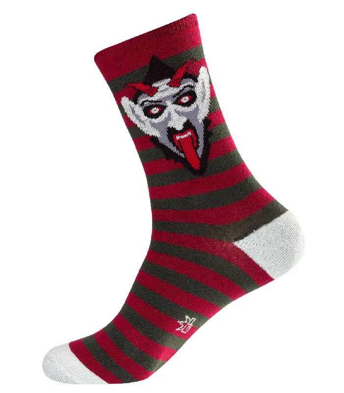 Thermal men's crew socks for cold weatherGumball Poodle Unisex Crew Socks - Krampus