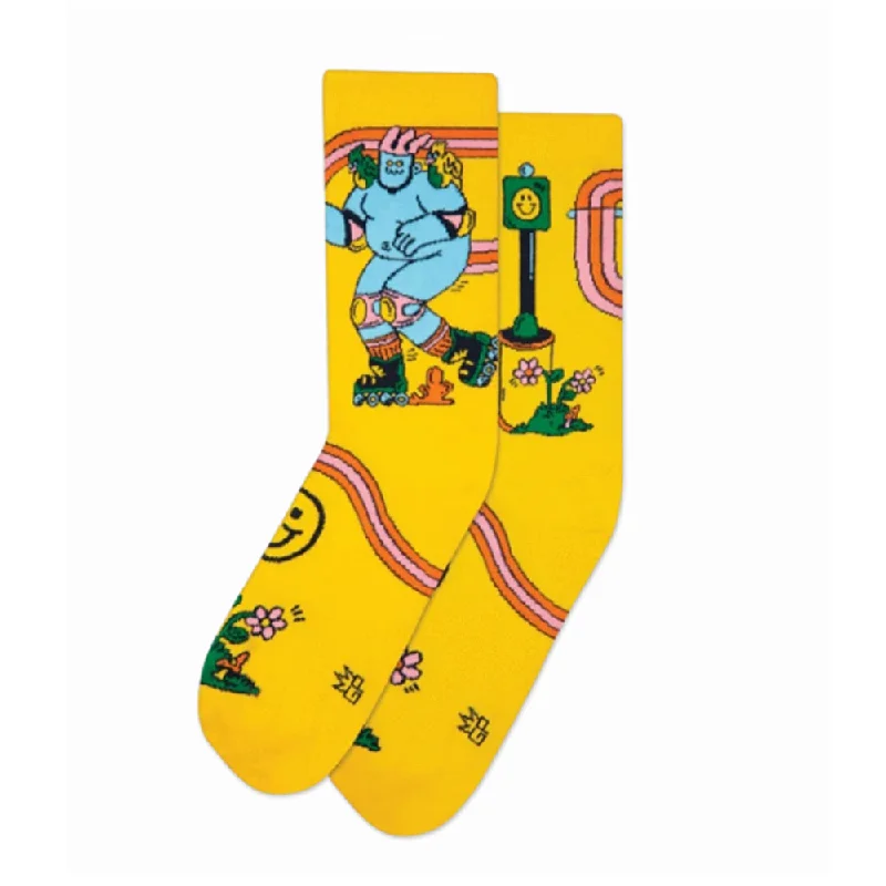 Dressy men's crew socks for formal occasionsGumball Poodle Crew Socks – Skate Day (Dreyfus Art) Dressy men's crew socks for formal occasionsGumball Poodle Crew Socks – Skate Day (Dreyfus Art)