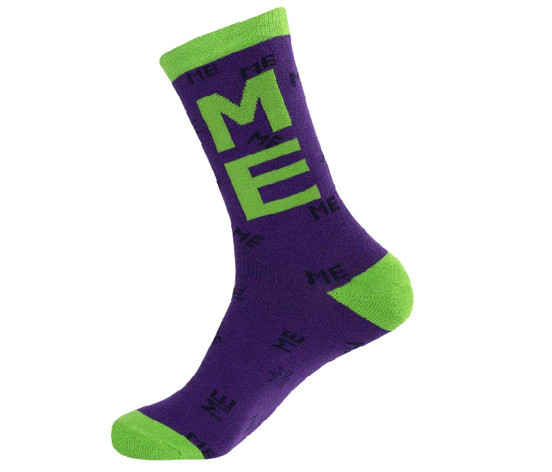 Seamless men's crew socks for a smooth fitGumball Poodle Unisex Crew Socks - Me Me Me Seamless men's crew socks for a smooth fitGumball Poodle Unisex Crew Socks - Me Me Me